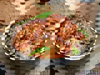 Котлетки курино-говяжие